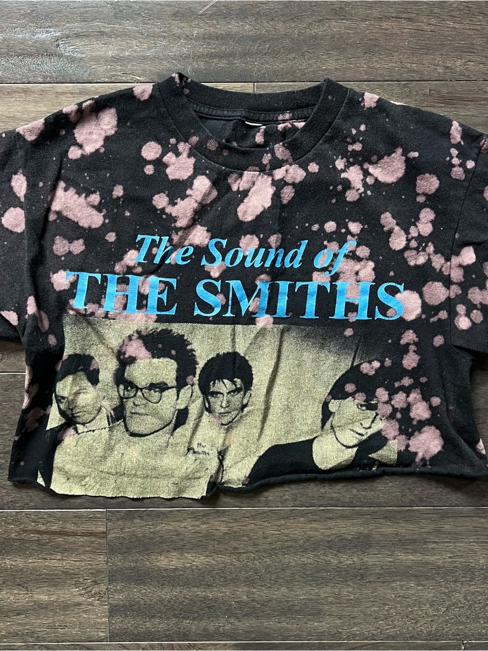 Destroyed The Smiths Crop Band Tee